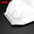 冰禹 PU皮套袖（5双）劳保防脏防水防油皮革护袖 白色 BH-343