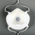 沐生堂 欧标FFP3口罩欧盟CE认证EN149头戴式带呼吸阀杯型防护口罩白色成人透气防工业粉尘 FFP3口罩5个