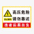 希万辉 警示牌工地建筑标识牌全套提示标志牌工程标语制做 安全通道 40x50cm