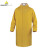 代尔塔 连体雨衣407005 双面PVC涂层 工作风衣款 L 黄色 1件