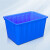 京度 大号水箱长方形储水框大容量养殖箱废液周转箱加厚塑料储物箱含盖 200L蓝色