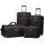 美旅箱包（AmericanTourister）美国旅行者Fieldbrook XLT软边直立式行李箱，黑色，4件套(BB Navy 3-Piece Set (BB/21/25)