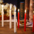 工品星GPX-LZ应急照明蜡烛 直杆蜡圆柱停电应急长蜡烛直径2x高20 cm 白色 10支