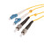 LHG 光纤跳线 LC-ST 单模双芯 黄色 2m LC-ST单模双芯