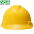 梅思安V-Gard安全帽 ABS/PE超爱戴一指健安全帽 建筑工地电力施工新国标安全帽 黄色（标准款） PE-超爱戴