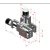 适用工业设备喷码机专用喷头微调支架直线十字滑台xy轴 孔径16黑色单轴