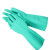 厚创 耐酸碱耐油蓝丁氰工业手套丁腈耐油手套耐溶剂橡胶手套每副独立包装 10#
