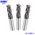 SKAK钨钢铣刀 HRC55度标准长或柄加长多功能平底铣刀 CNC数控锣刀 3.0*4D*75L