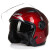 捷凯-512男女通用摩托车电动车头盔3/4双镜片安全头盔原厂 亚黑 XL