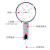 防震杠杆百分表千分表0.2-0.8MM小仔表跳动靠表指示表0.01mm 哈里磁力表座CZ-6A