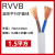 家用电源线电线2芯RVVB.0.75/1/1.5/2.5/4平方软护套线平行线 2芯15平方（100米价）