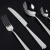 MEPRA 意大利进口不锈钢刀叉勺套装 欧式西餐餐具4件套礼盒套装 主餐刀+叉（2只装）