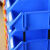 零件盒塑料盒子螺丝盒五金配件分类斜口收纳盒物料盒货架工具盒 蓝色 C5（350*200*150）斜