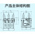 定制适用zw8-12/630高压真空断路器10kv户外手动pt看门狗隔离柱上 630A 3P