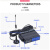 无线IO模拟量模块433串口以太网rs485/232收发数传电台 双信号232/485-LORA(直连天线)