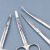 赫思迪格 JG-287 实验用剪刀 不锈钢剪 手术剪刀 直尖弯尖 多功能绷带剪手术剪 手术直尖20cm