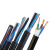 电缆软护套线2 3 4芯*0.5/1.5/2.5/4/6平方电源防水线 2芯*1.5平方 无氧铜 足100米