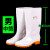 耐油耐酸碱化工厂专用劳保鞋靴中高筒耐磨男雨靴女防油碱水靴 女士 中筒(28.5厘米) 43