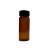 E垫片2ml-60ml透明棕色玻璃螺口保存瓶进样瓶样品瓶100只 5ml透明100个/默认黑盖 PTFE垫片