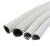 定制包塑金属软管白色蛇皮管阻燃PVC电线电缆保护套管 加厚12/13mm/100米