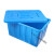 加厚塑料水箱大容量长方形泡瓷砖养龟养鱼水产养殖储水塑料桶 140升水箱75*53.5*41.5红色