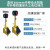 户外信号红绿灯太阳能施工场地可移动手推式指示灯路障灯交通设施 300四面单头可升降