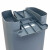 普利赛拉 办公室商用带盖垃圾箱脚踏垃圾桶 15升脚踏灰