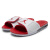 耐克（NIKE）男鞋 2024夏季新款户外运动鞋AJ魔术贴一字拖沙滩鞋休闲拖鞋 JORDAN-白红 44