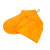 大杨769雨鞋套硅胶 橙色 M中码 防滑加厚耐磨男女成人雨天防护鞋套 定制