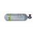 梅思安（MSA）空气呼吸器配件 BTIC碳纤气瓶10121839 含压力表 9L 30MPa 定制 拍前联系客服