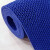 PVC塑料地垫浴室洗手间厕所厨房浴室垫S型镂空网眼脚垫门垫定制单位：米 蓝色 1.6m宽*1m长(厚度4.5mm)