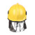 杰尔曼 抢险救援头盔02式RMK-LA防火防护安全帽救援消防头盔黄色