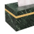 兰诗 (LAUTEE) XFL8054 大理石纸巾盒酒店客厅收纳抽纸盒金边爵士白大理石款纸巾盒