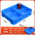 零件盒物料分格箱多格螺丝分类盒塑料盒子五金工具收纳整理周转箱 400四格箱440*330*100蓝