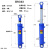3吨5吨液压油缸液压缸双向升降小型重型油顶液压站劈柴机配件大全 缸径63 杆径35 行程350 实心镀