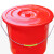 HITTERY 塑料红桶手提水桶 21L有盖款（单位：个）