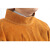 朋安 牛皮电焊工作服 耐高温焊工服 阻燃隔热焊接服 黄色120长袖