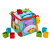 费雪(Fisher-Price) 儿童玩具男孩女孩数字形状颜色学习早教益智玩具-探索学习六面盒CMY28