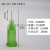 点胶针头超细平口针实验加长细针头30G32G34G加长实验室精密针头 塑钢34G绿色  1/4英寸