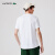 鳄鱼（LACOSTE）法国鳄鱼男装夏季基础款休闲百搭纯色圆领短袖T恤TH3401 001/白色 3