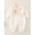 迪士尼（Disney）2024婴儿春秋新款龙刺绣唐装盘扣连体衣男女宝宝满月周岁拍照礼服 米白色() 73cm