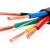 电缆国标rvv3.4.5芯电源线1 1.5 2.5 4 6 10平方毫米软护套线 5x1平方(3+2)/100米