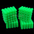 绿色塑料膨胀管6mm6厘8mm8厘自攻螺丝钉胶塞墙塞涨塞胀塞胶粒M6M8 8mm-5盒2500粒