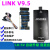 适用于JLINK V9 V11仿真ARM烧录STM32单片机开发板JTAG串口SWD自动升 套餐6JV9.5高配企业版1.2-5V+JT 英文外壳