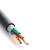 沈缆红星 WDZN-YJY-0.6/1KV-5*6 低烟无卤阻燃耐火铜芯电缆 5米