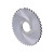 HSS高速钢锯片铣刀白钢切口铣刀100125150160180200非标定制 外径160x(2.1厚-3.0厚)