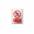 UOSU 禁止跨越安全警示标识 规格：50x60 不锈钢腐蚀 单位：张 15天内发货