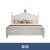 邻木世家实木床现代简约1.8米美式轻奢双人床主次卧1.5米公主床白色实木床 单床 1.2*2米框架床（可选1.9米长度）