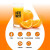 小柠家NFC橙汁 100%非浓缩还原橙汁零添加 鲜果橙子压榨210ml 整箱10盒  210ml*10盒*3箱