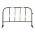 坚冠 铁马防护栏 1*1.5米黑黄色 可移动护栏围挡市政景区道路隔离警示栏 交通设施马路护栏